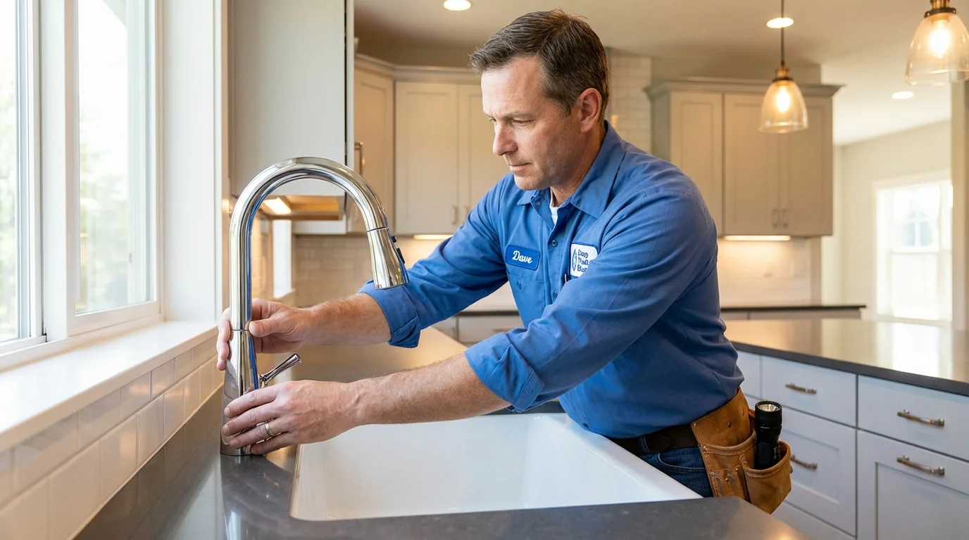 Kitchen faucet installation by Johns Plumbing LLC in Rifle