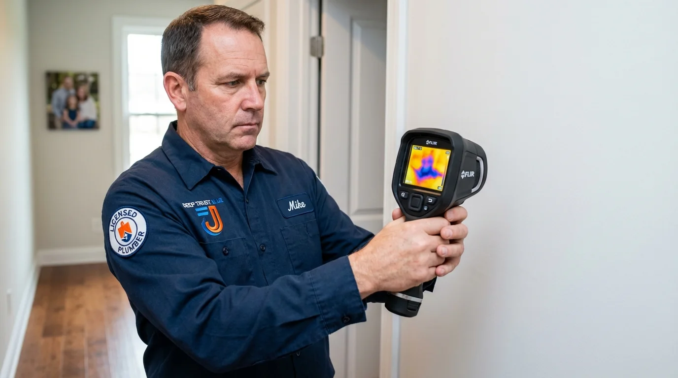 Thermal imaging leak detection by Johns Plumbing LLC in Rifle